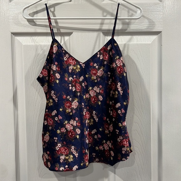 Erika Taylor Intimates Other - Vintage Erika Taylor Intimates Floral Satin Top